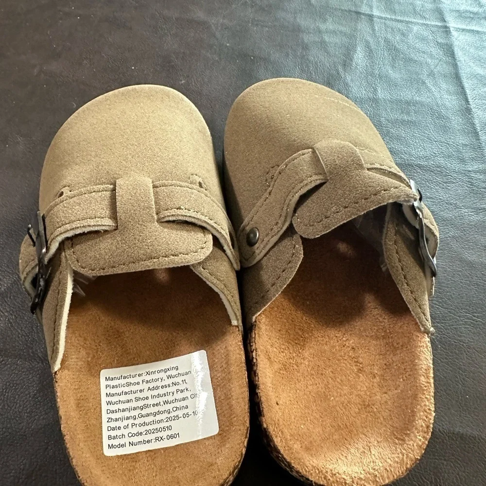 Cozy Kids Slip-On Shoes in Tan euro 30/31 U.S. 12.5 to 13